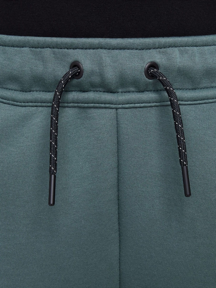 Nike Black/Green Tech Fleece Joggers - Image 9 of 9