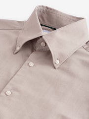 Joules Oxford Twill Shirt Neutral Regular Fit Single Cuff - Image 8 of 8