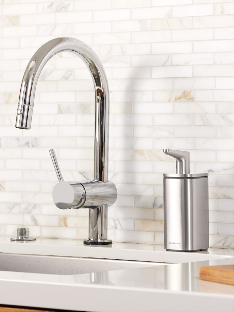 simplehuman Brushed Silver Pulse Soap Pump 473ml - Image 2 of 5