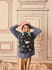 Cath Kidston Navy Medium Space Bear Backpack - Image 1 of 9