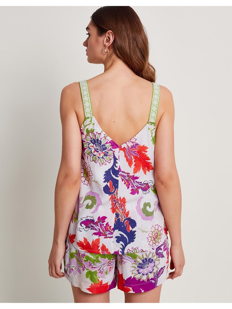 Monsoon Multi Arissa Print Cami - Image 2 of 5