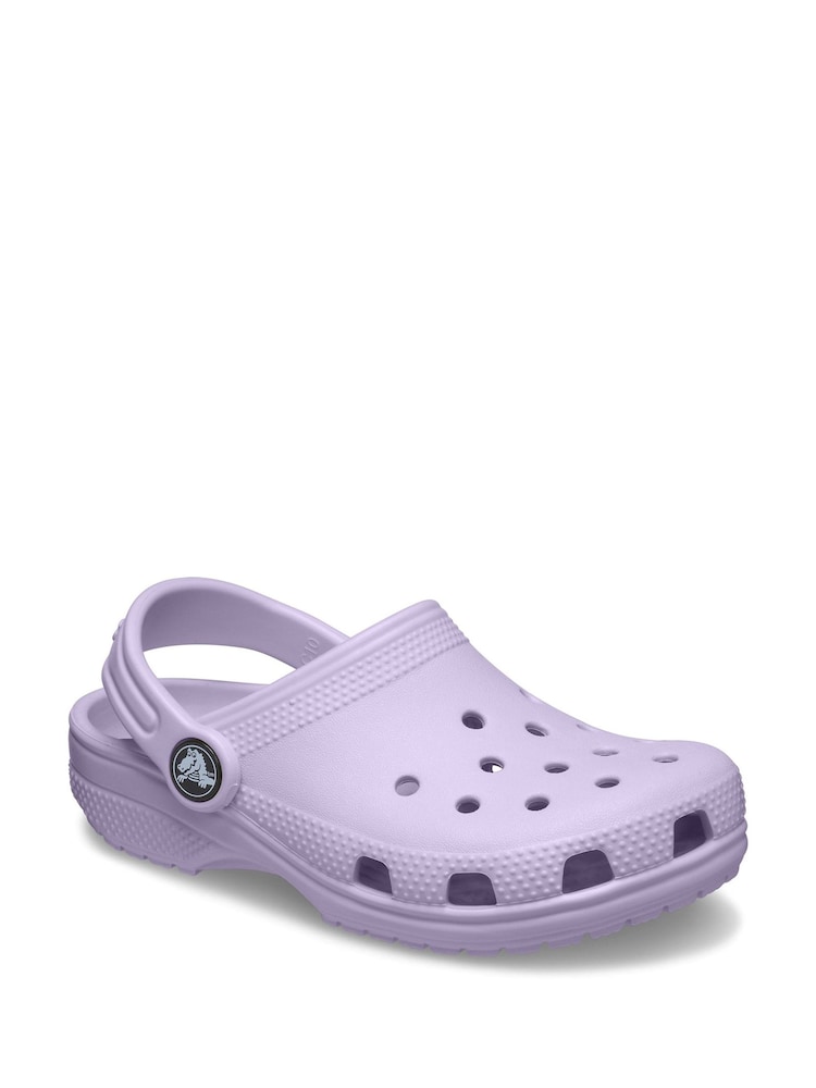 Crocs Lilac Toddler Classic Clogs - Image 2 of 4