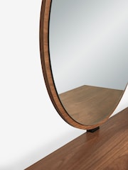 Dark Natural Marlow Oak Effect Console Dressing Table - Image 12 of 12