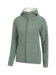 Mountain Warehouse Green Womens Snowdonia Fleece Hoodie - Image 3 of 5
