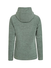 Mountain Warehouse Green Womens Snowdonia Fleece Hoodie - Image 5 of 5