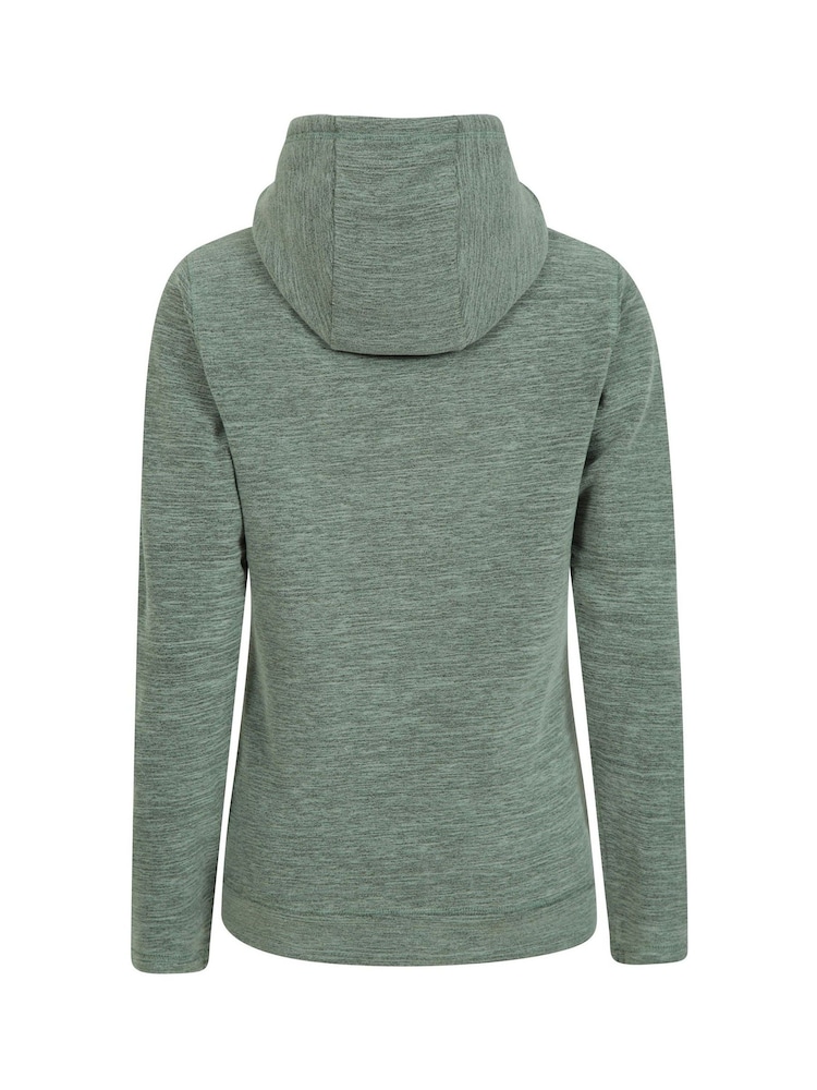 Mountain Warehouse Green Womens Snowdonia Fleece Hoodie - Image 5 of 5