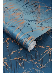 Clarissa Hulse Blue Meadow Grass French Copper - Image 3 of 6