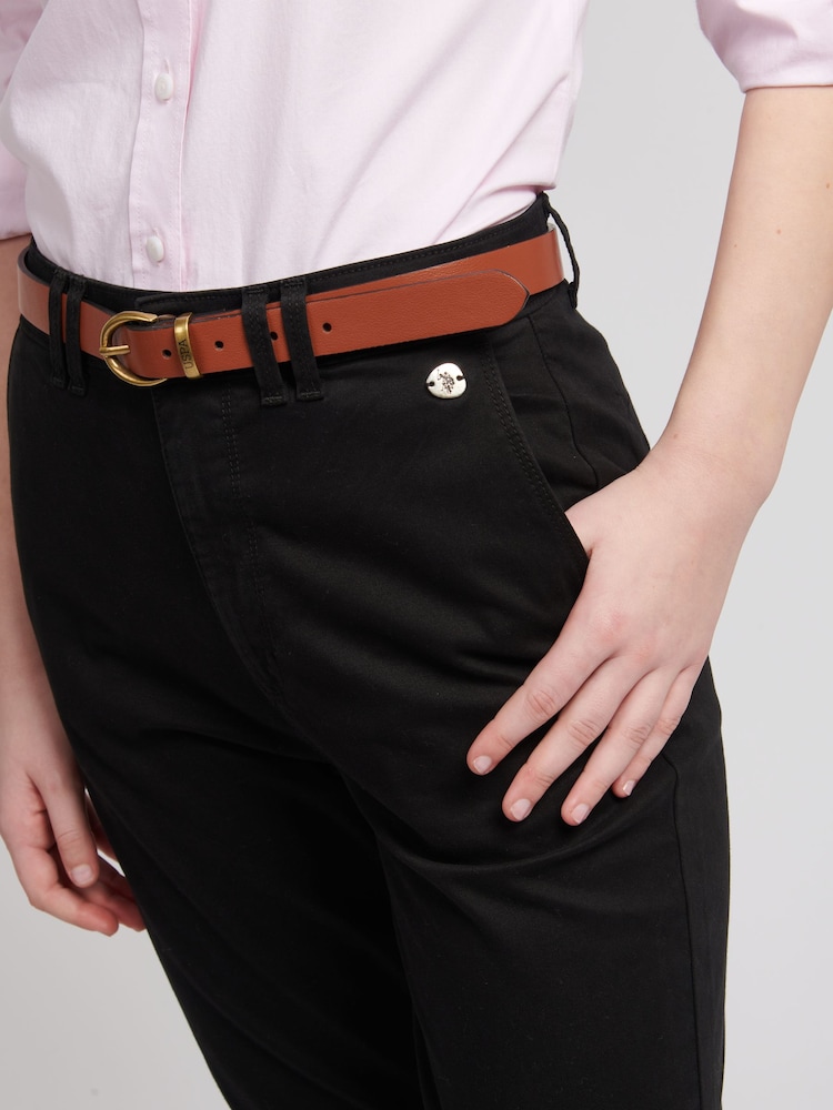 U.S. Polo Assn. Black Womens Classic Chinos - Image 4 of 7