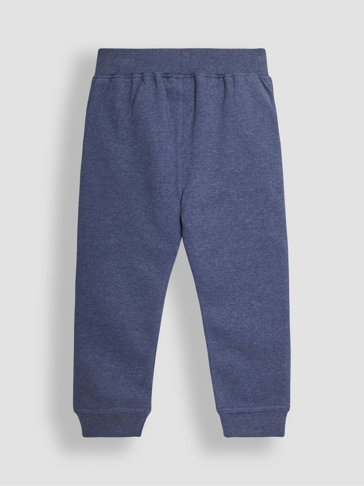 JoJo Maman Bébé Denim Blue Land Rover Appliqué Knee Pet in Pocket Joggers - Image 2 of 3 JoJo Maman Bébé Denim Blue Land Rover Appliqué Knee Pet in Pocket Joggers - Image 2 of 3