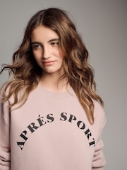 The Set Pink/Neutral 2 Pack Graphic Slogan Sweatshirts - Image 6 of 11