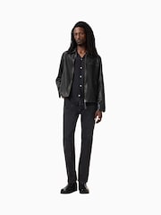 AllSaints Black Miller Jacket - Image 1 of 7
