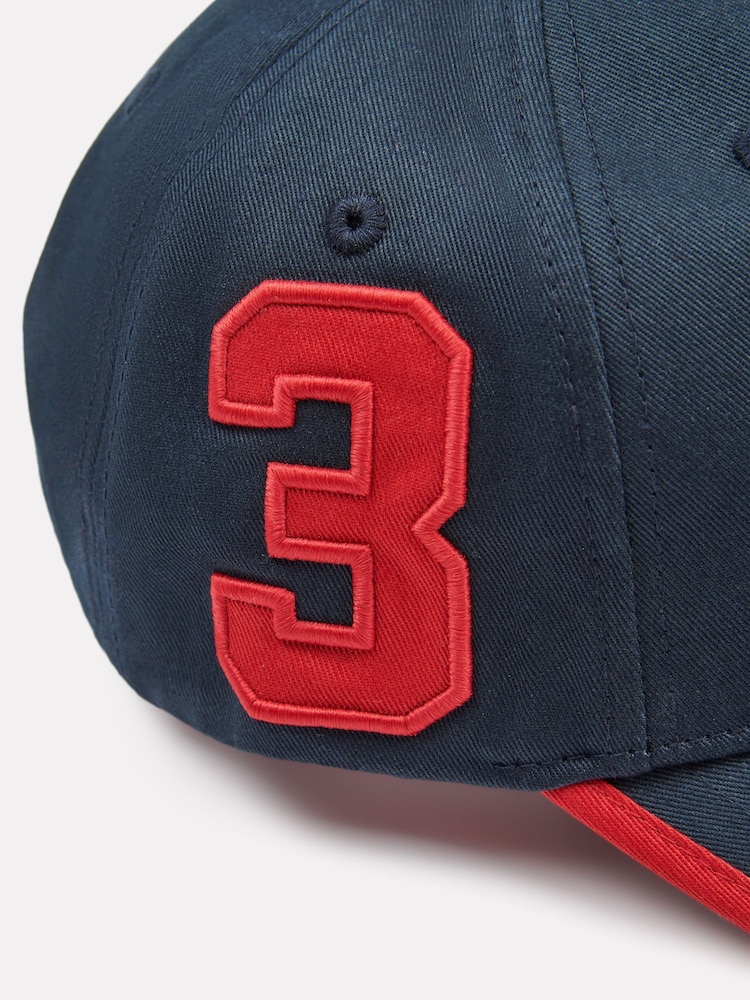U.S. Polo Assn. Blue Mens Player 3 Baseball 100% Cotton Cap - Image 5 of 5
