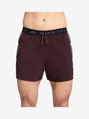 Nike Red Trail Dri-FIT 5 inch Brief-Lined Running Shorts - Image 1 of 5