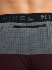 Nike Red Trail Dri-FIT 5 inch Brief-Lined Running Shorts - Image 4 of 5