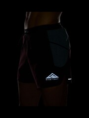 Nike Red Trail Dri-FIT 5 inch Brief-Lined Running Shorts - Image 5 of 5