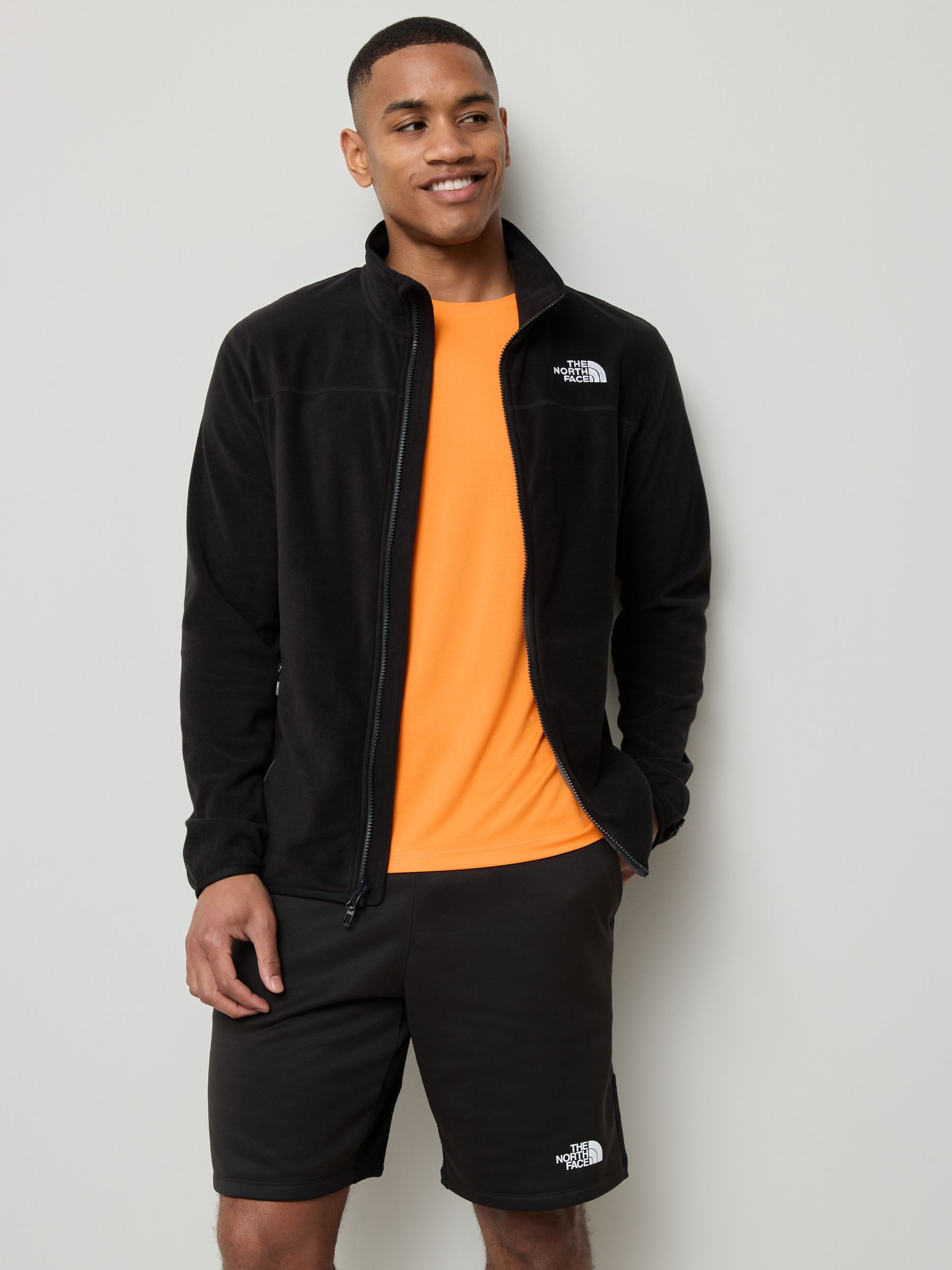 Buy The North Face Black Glacier Full Zip Fleece from Next USA