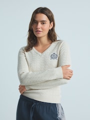 Cream Cable Knit Jumper - Image 3 of 5