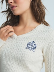 Cream Cable Knit Jumper - Image 5 of 5