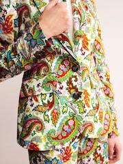 Boden Cream Marylebone 100% Linen Blazer - Image 2 of 5
