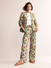 Boden Cream Marylebone 100% Linen Blazer - Image 4 of 5