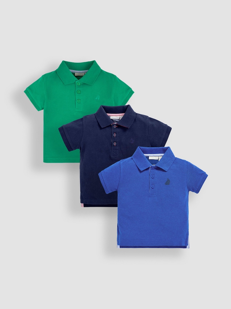 JoJo Maman Bébé - 3 Poloshirts - Image 1 of 1