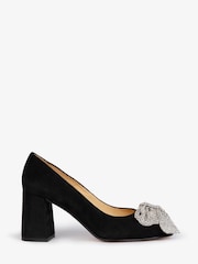 Penelope Chilvers Gamine Bow Suede Black Shoes - Image 2 of 4