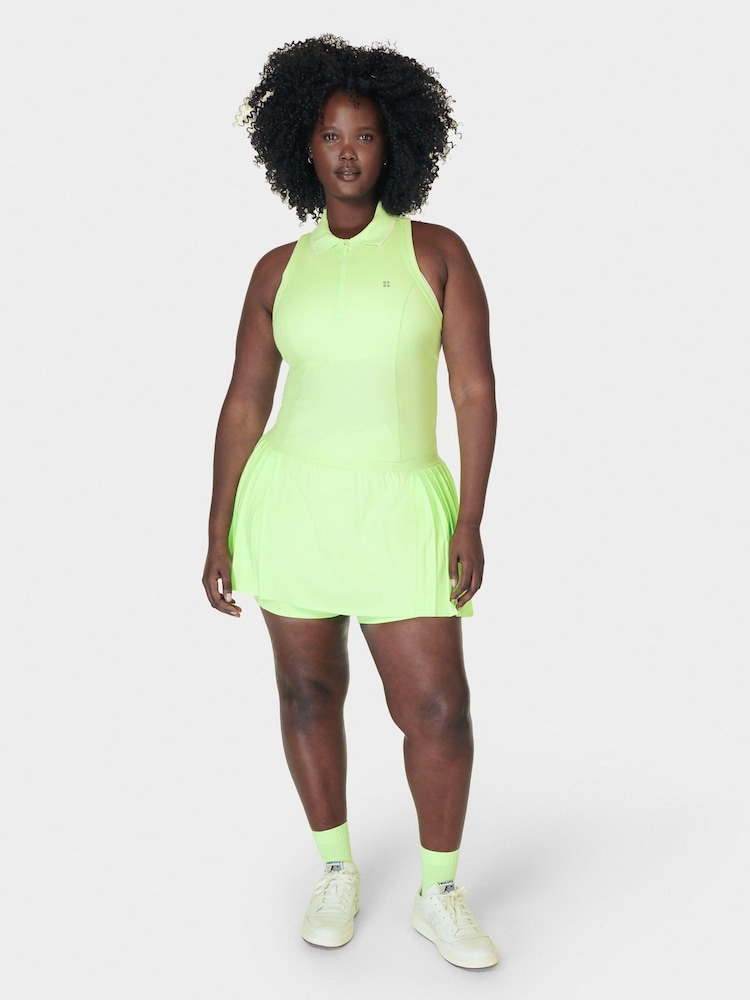 Sweaty Betty Green Power Match Point Tennis Tank - Image 2 of 7 Sweaty Betty Green Power Match Point Tennis Tank - Image 2 of 7