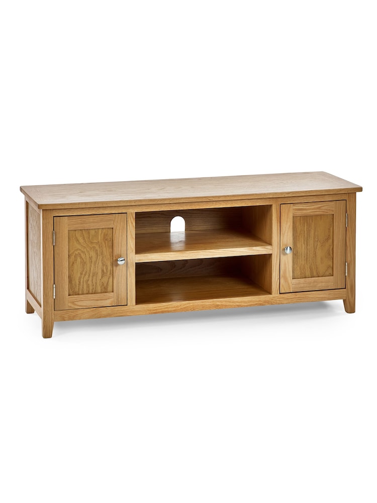 Julian Bowen Brown Mallory Widescreen TV Unit - Image 2 of 5