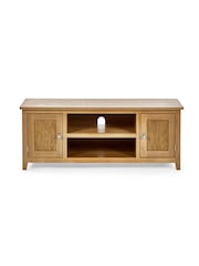 Julian Bowen Brown Mallory Widescreen TV Unit - Image 3 of 5