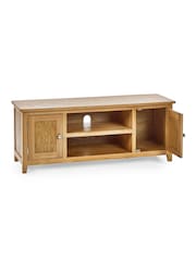 Julian Bowen Brown Mallory Widescreen TV Unit - Image 4 of 5