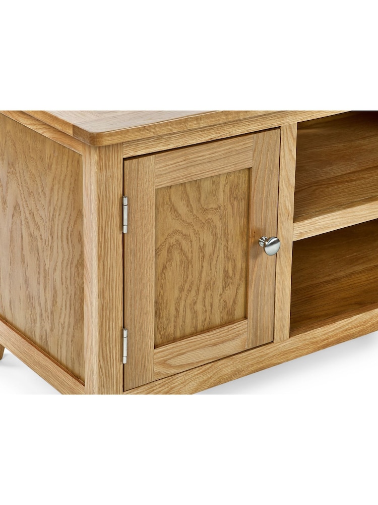 Julian Bowen Brown Mallory Widescreen TV Unit - Image 5 of 5