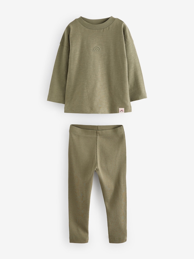 vert/rose - Lot de 3 pyjamas (9 mois à 10 ans) - Image 3 of 7