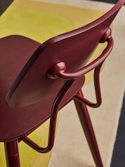 MADE.COM Set of 2 Burgundy Red Airi Dining Chairs - Image 4 of 6