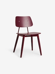 MADE.COM Set of 2 Burgundy Red Airi Dining Chairs - Image 5 of 6