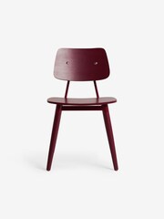 MADE.COM Set of 2 Burgundy Red Airi Dining Chairs - Image 6 of 6