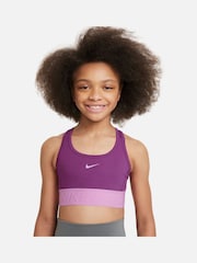 Nike Purple Fuschia Pro Swoosh Dri-FIT Sports Bra - Image 1 of 3