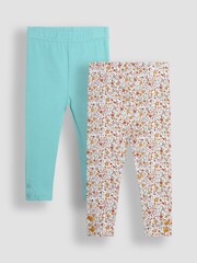 Pack de 2 leggings de canalé de Jojo Maman Bébé - Imagen 1 de 7