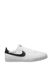 Nike White/Black Court Shot Trainers - Image 1 of 4