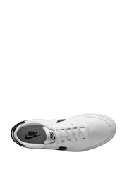 Nike White/Black Court Shot Trainers - Image 3 of 4