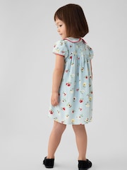 Gap Light Blue DÔEN Floral Dress (6mths-5yrs) - Image 2 of 4