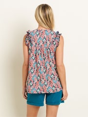 Brakeburn Red 100% Cotton Millie Vest - Image 2 of 5