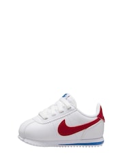 Nike White/Blue/Red Infant Cortez EasyOn Trainers - Image 2 of 4