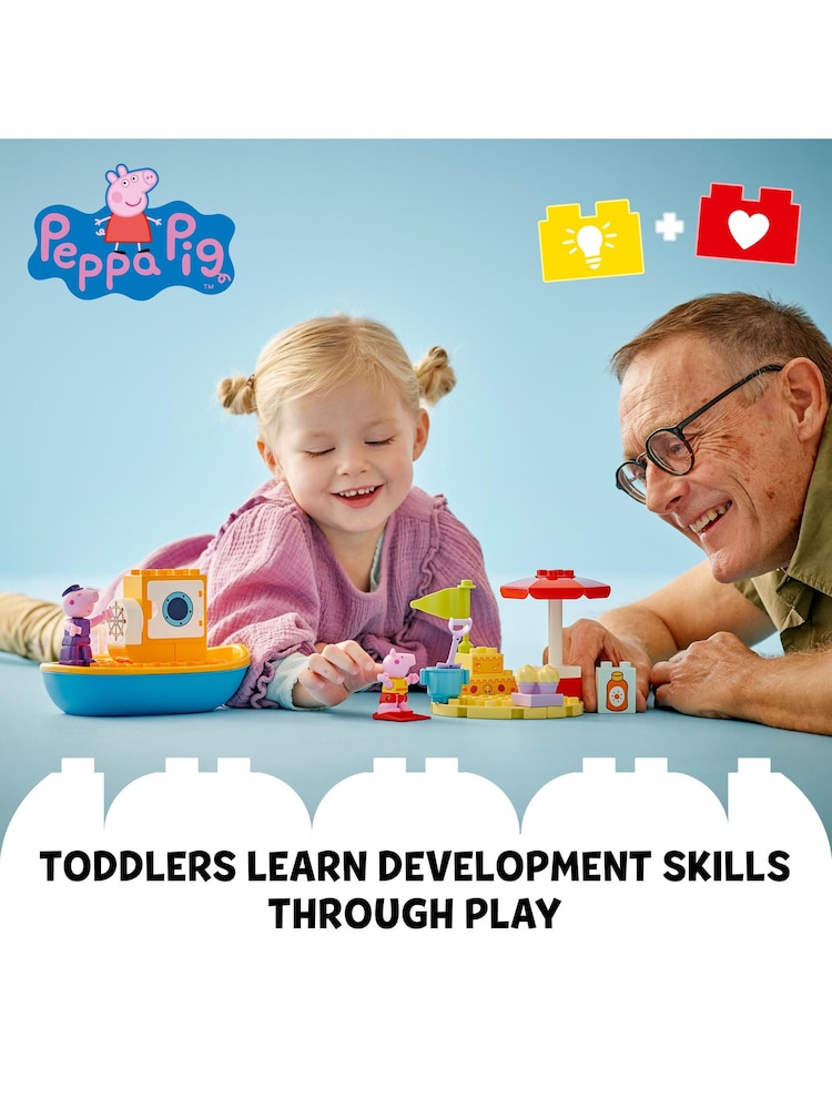 LEGO DUPLO Peppa Pig Boat Trip Playset Toy - Image 3 of 7
