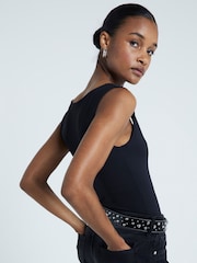 River Island Black V-Neck Bodies - Image 2 of 8