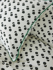 Novogratz Black Wihelmina Dot 100% Cotton Duvet Cover and Pillowcase Set - Image 3 of 4