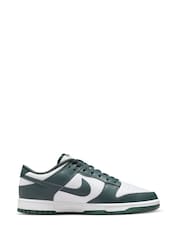 Nike Green/White Dunk Low Trainers - Image 1 of 9