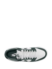 Nike Green/White Dunk Low Trainers - Image 6 of 9