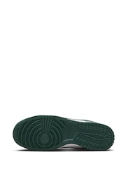 Nike Green/White Dunk Low Trainers - Image 7 of 9