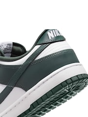 Nike Green/White Dunk Low Trainers - Image 9 of 9