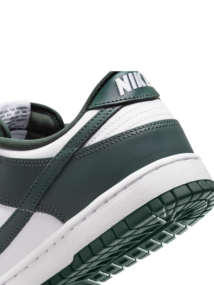 Nike Green/White Dunk Low Trainers - Image 9 of 9